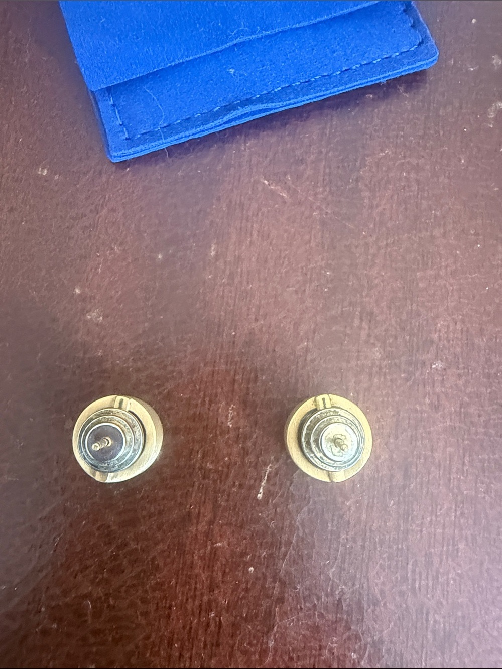 Dean Davidson Aquamarine large Knockout Studs - Picture 3 of 9